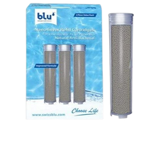 Load image into Gallery viewer, BLU Nano Silver Refill Cartridges for Ionic Shower Filter Handheld 3 Piece Value Pack
