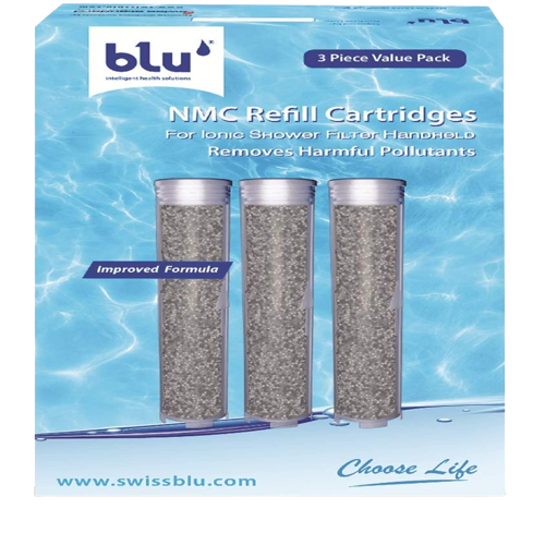BLU NMC Refill Cartridge for Shower Filter – Handheld – 3 Piece Value Pack