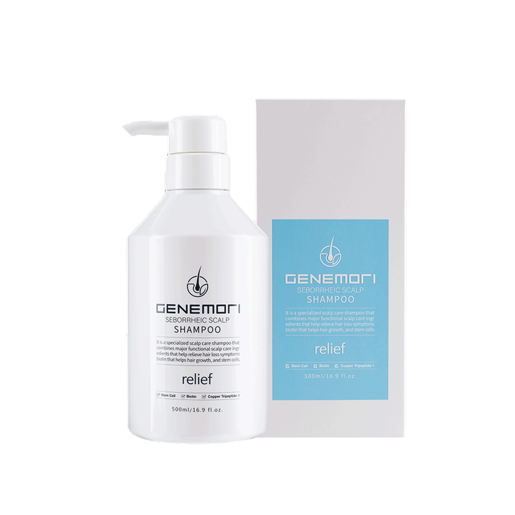 Genemori Relief Seborrheic Scalp Shampoo for Homecare Oily,Sensitive